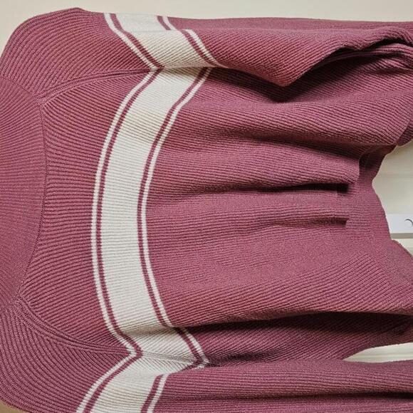 LA Hearts Women's Cropped Sweater with Stripes - Picture 3 of 5